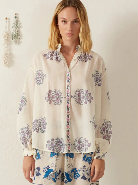 Poet Freesia Phlox Blouse