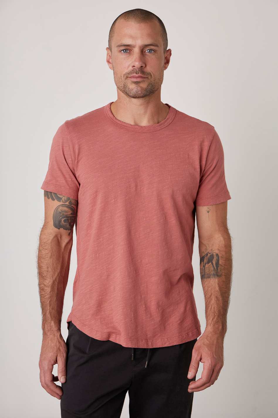 Amaro Crew Neck Slub Tee