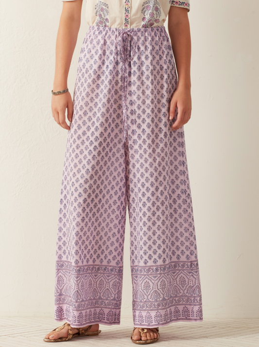 Margie Lilac Bhutti Pant