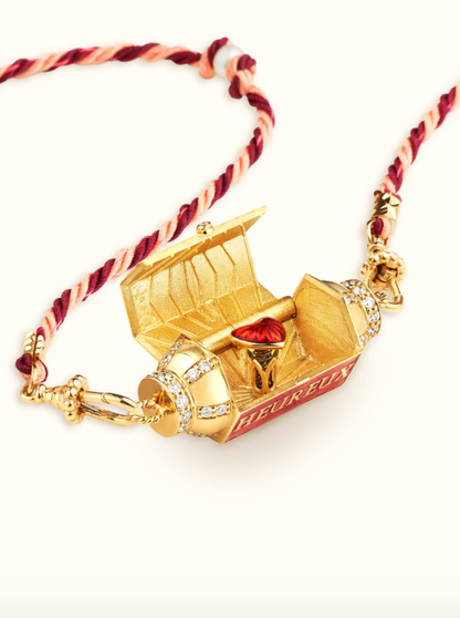 Vivons Heureux Box Locket Necklace