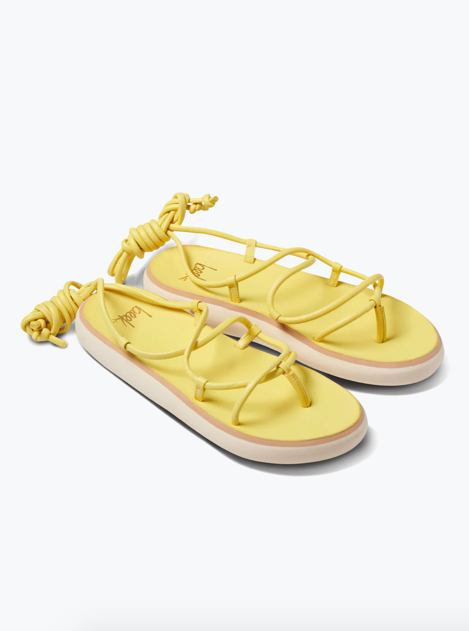 Chirp Leather Ankle-Tie Sandal