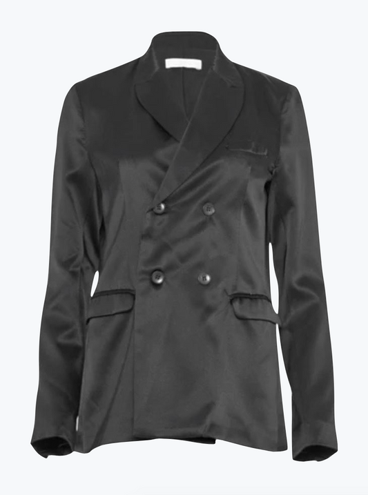 Virginie Double Breasted Silk Blazer