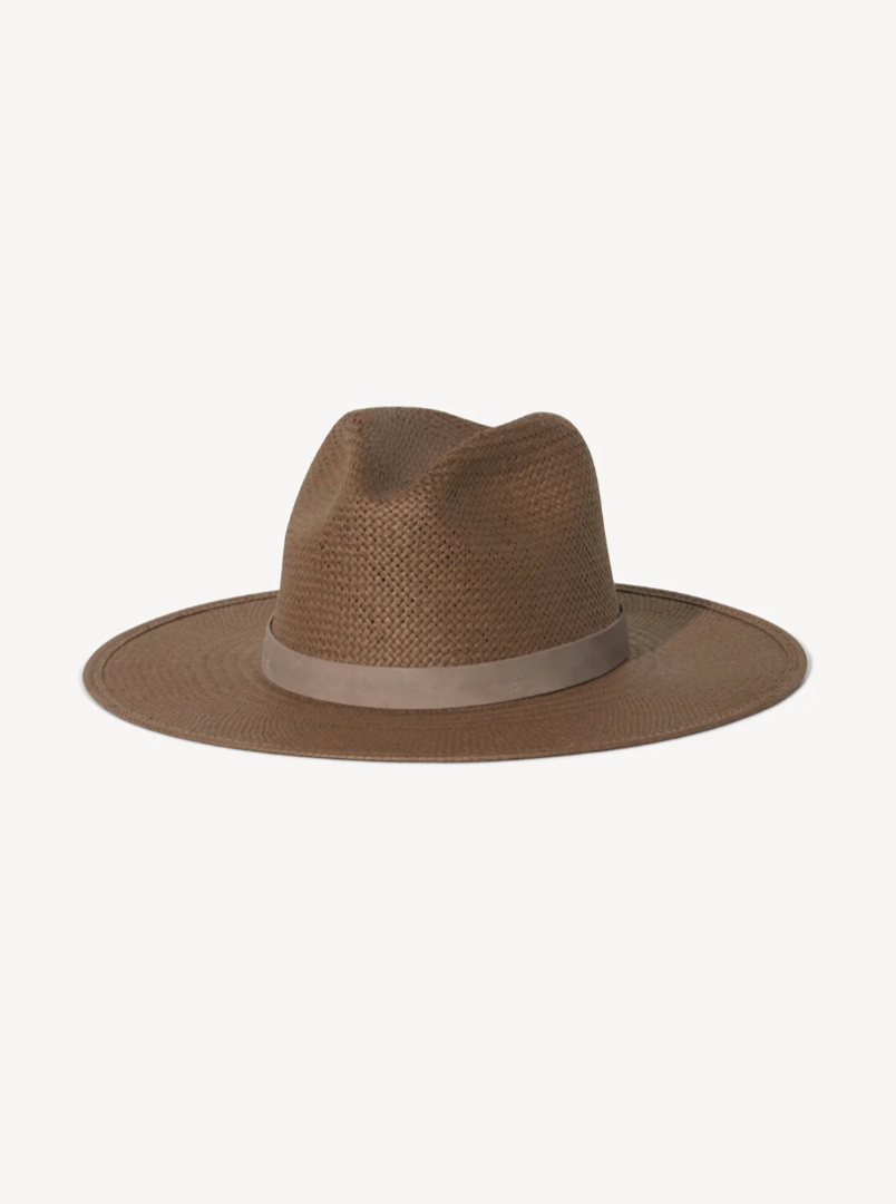 Adriana Straw Hat in Brown