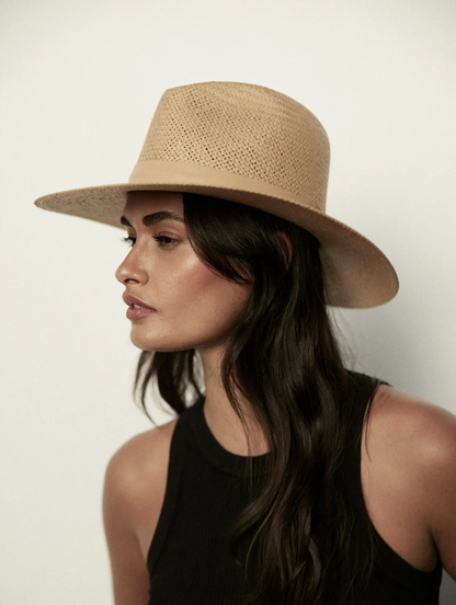 Simone Straw Hat in Sand