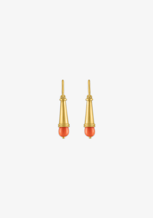 Coral Becher Earring