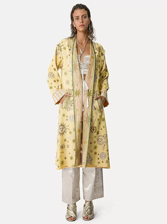 "Love Alchemy" Jacquard Coat