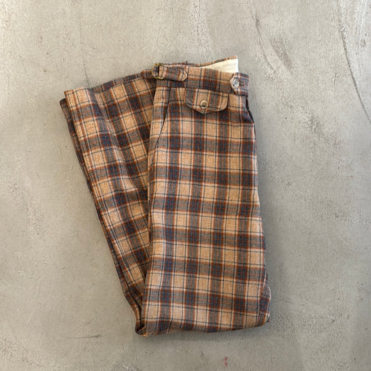 Vintage 1970s Levi’s Plaid Wool Pants