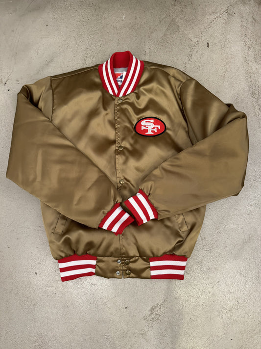 1980S 49Ers Satin Jacket S/M