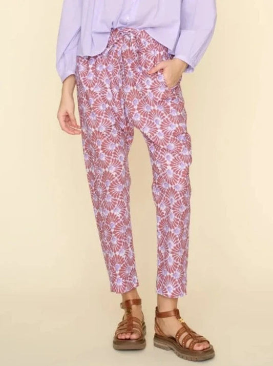 Draper Pant in Violet Shells