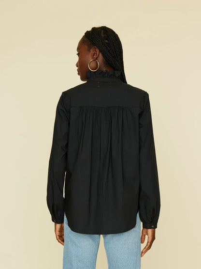 Caspian Crisp Top in Black