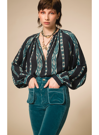 Ida Blouse Indigo